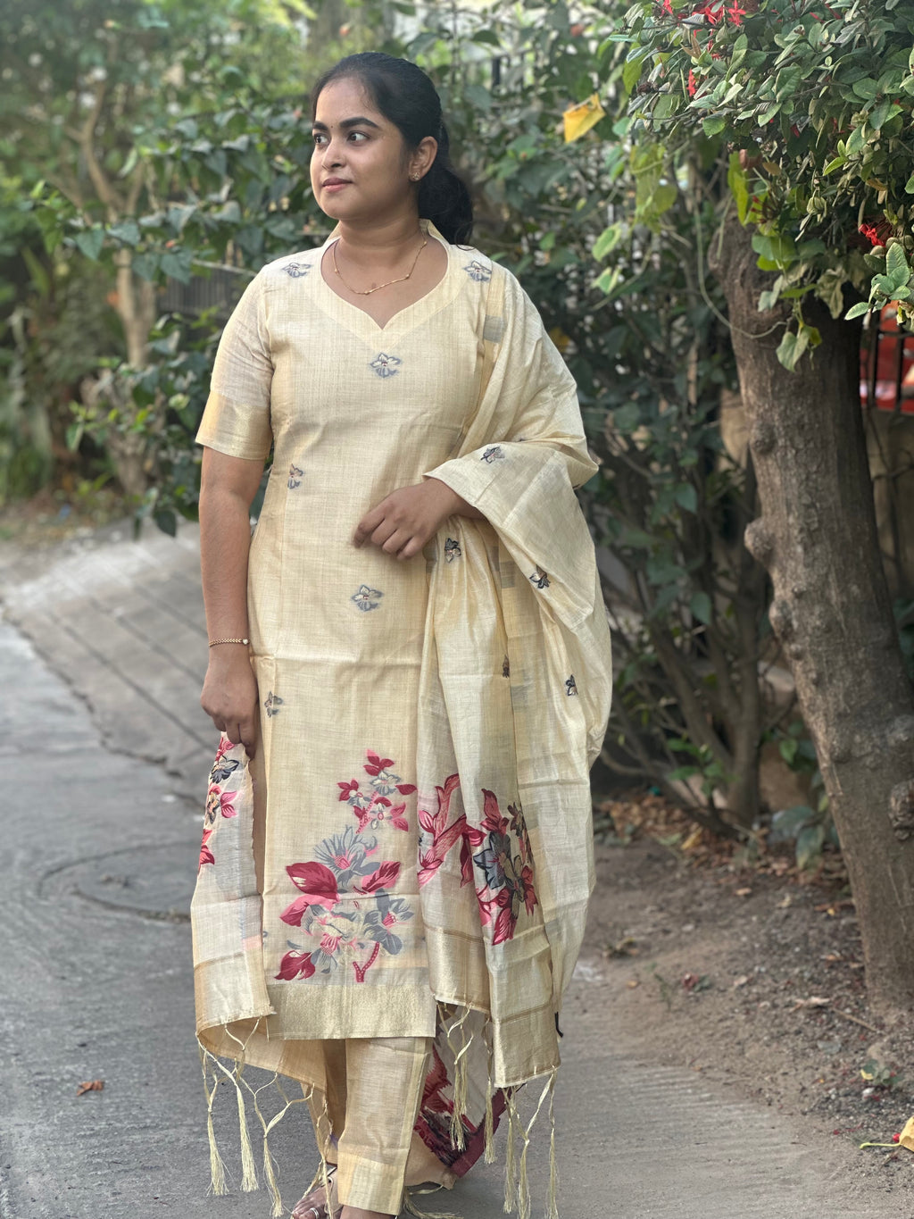 Jamdani Cotton suit sets