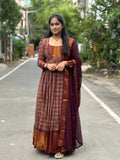 Meenakshi Gopuram Maxi With Dupatta