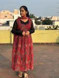 Georgette Anarkali Top and Dupatta Set