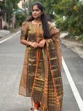Chettinad Cotton Top and Dupatta Set