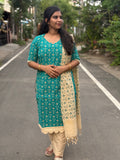 Printed Handloom Cotton Suit Set