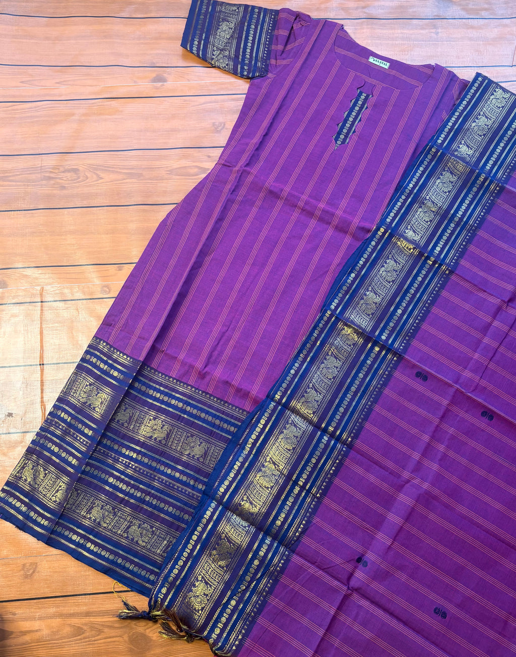 Kanchi Cotton Top and Dupatta Set