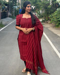Handloom Cotton Suit Set