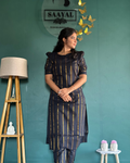 Black Veldhari Handloom Cotton Coord