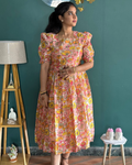 Beige Jarna Silk Maxi