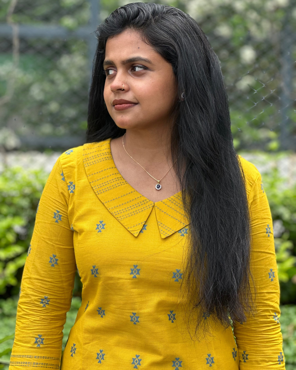 Yellow Handloom Cotton Coord