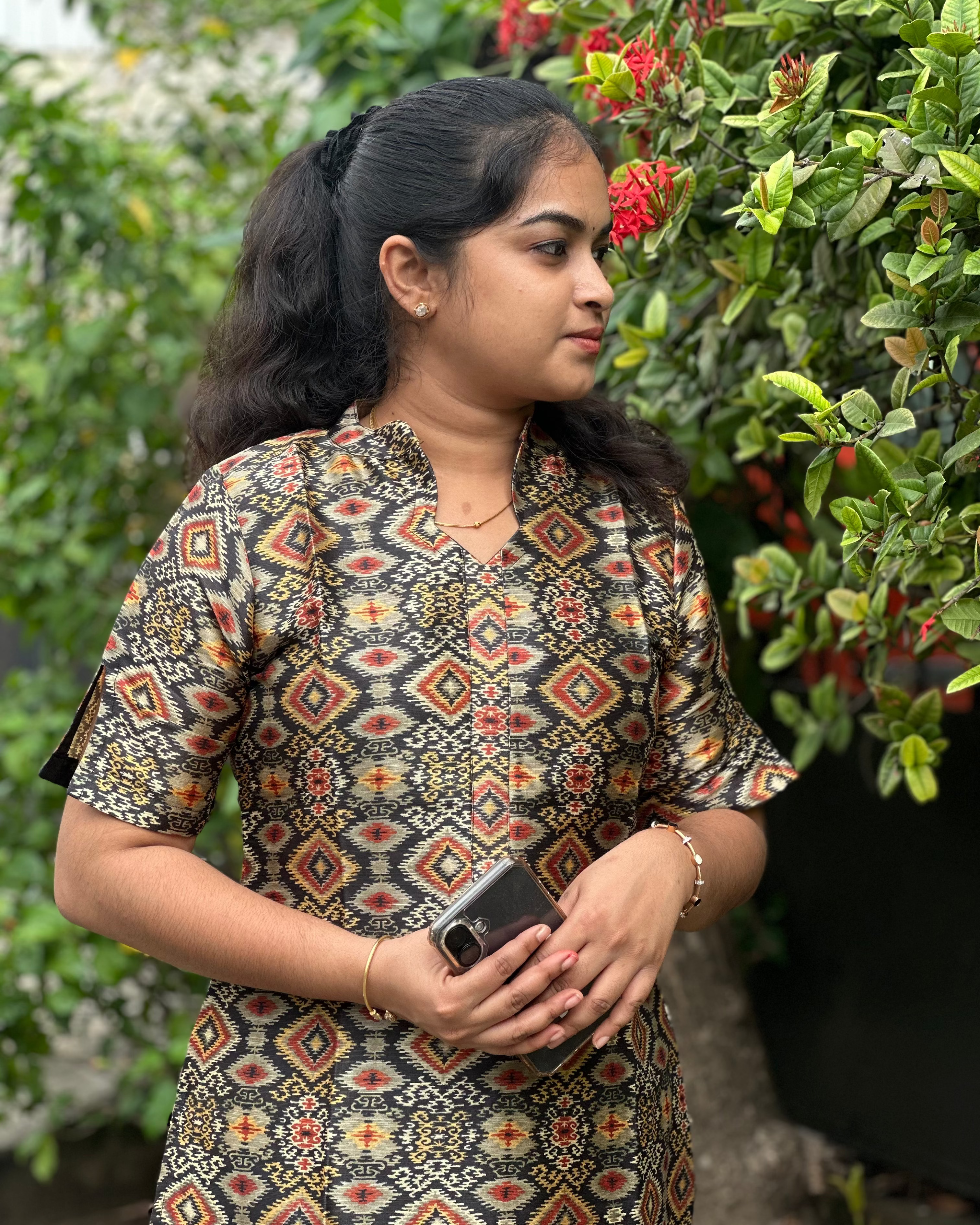 Black Mulberry Silk Coord Set